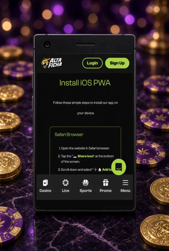 Instrucciones para instalar la PWA en iPhone